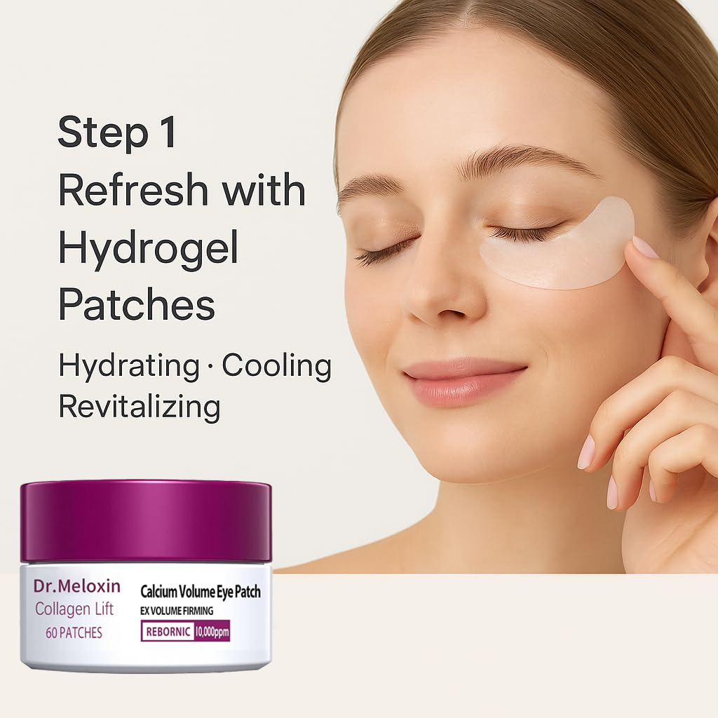 ❤️[Dr.Meloxin Official] Collagen Lift Eye Balm stick +Eye Patch Set