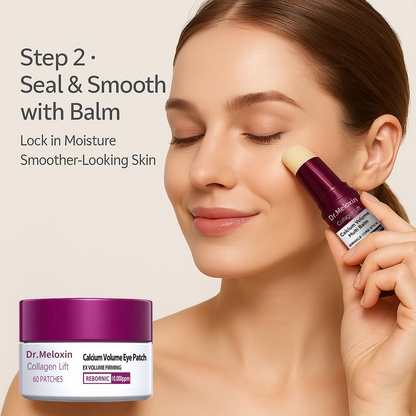 ❤️[Dr.Meloxin Official] Collagen Lift Eye Balm stick +Eye Patch Set