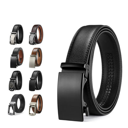 Mens Leather Ratchet Belt
