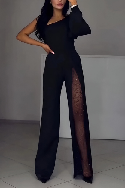 HARPER - Modern wide-leg jumpsuit