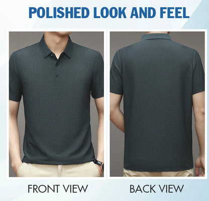 🔥Grande Liquidação de Verão: 60% de Desconto🔥Camisa Masculina em Seda Gelo Ultrarrespirável