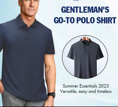 🔥Grande Liquidação de Verão: 60% de Desconto🔥Camisa Masculina em Seda Gelo Ultrarrespirável