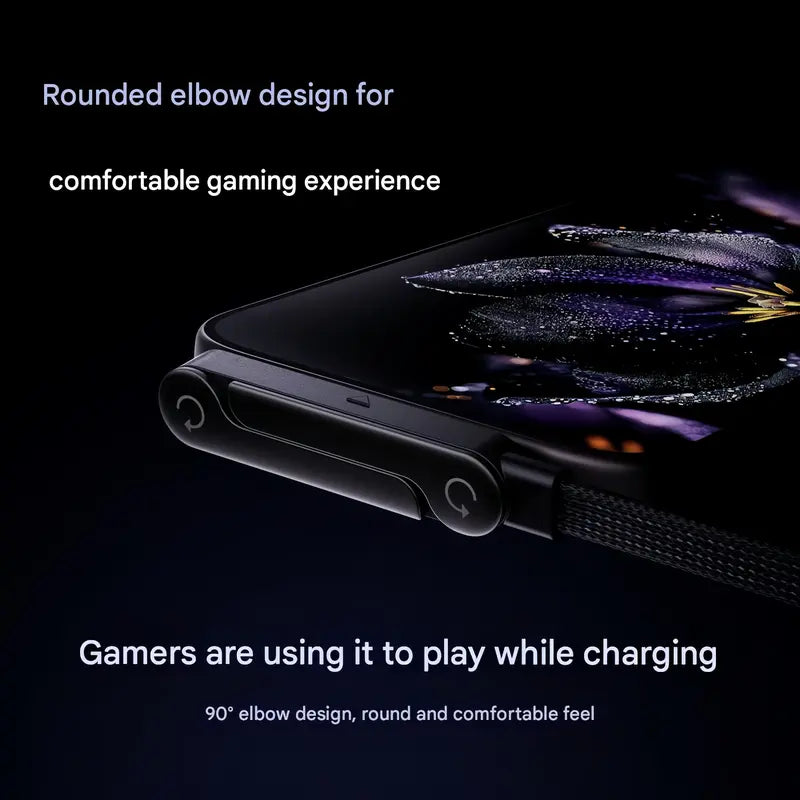 Invisible Holder Charger Cable with Stand-240w super fast charging