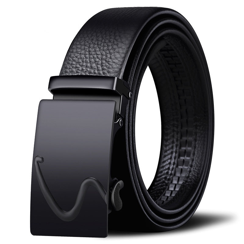 Mens Leather Ratchet Belt