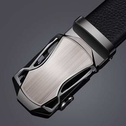 Mens Leather Ratchet Belt