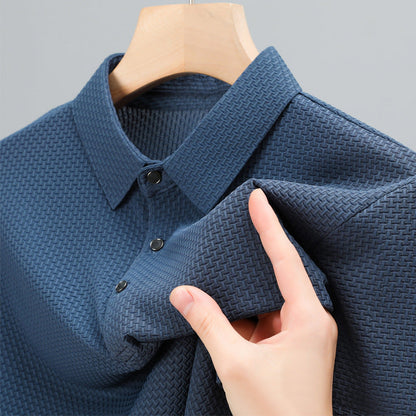 🔥Grande Liquidação de Verão: 60% de Desconto🔥Camisa Masculina em Seda Gelo Ultrarrespirável