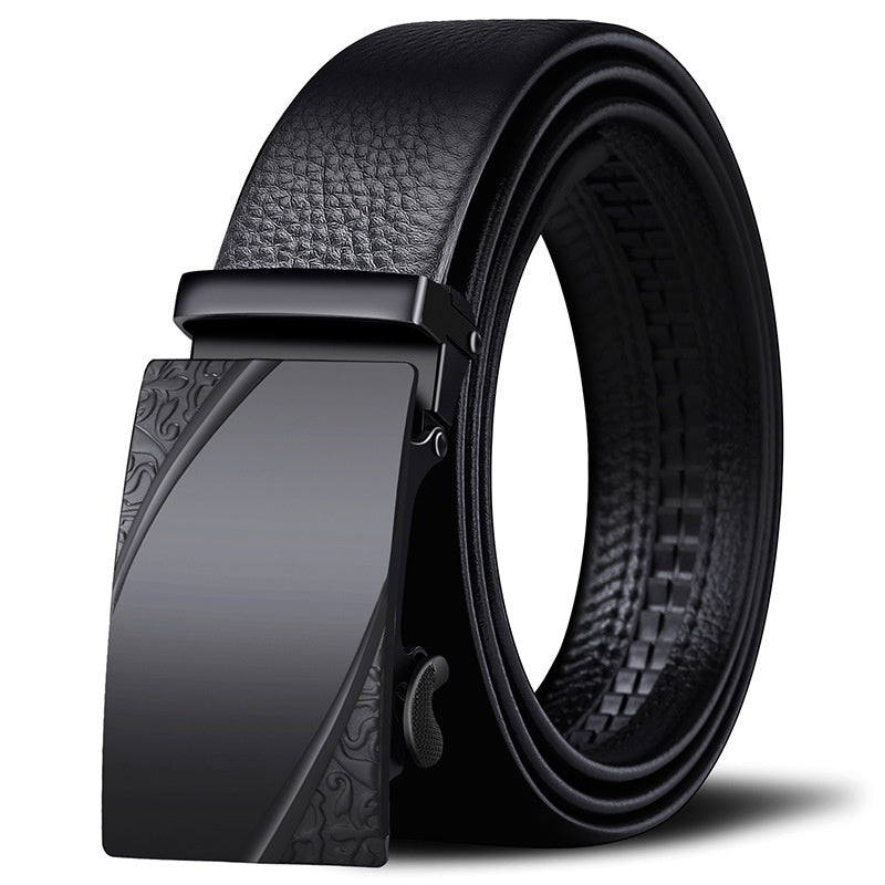 Mens Leather Ratchet Belt