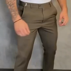 ✨Oferta por tempo limitado - 50% de desconto✨Calça masculina slim fit com elastano