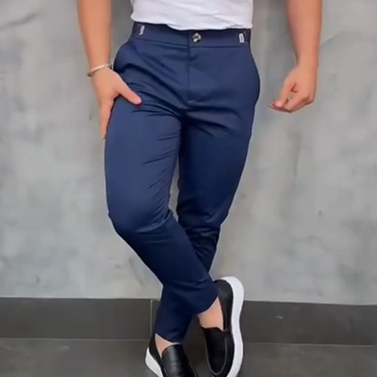 ✨Oferta por tempo limitado - 50% de desconto✨Calça masculina slim fit com elastano