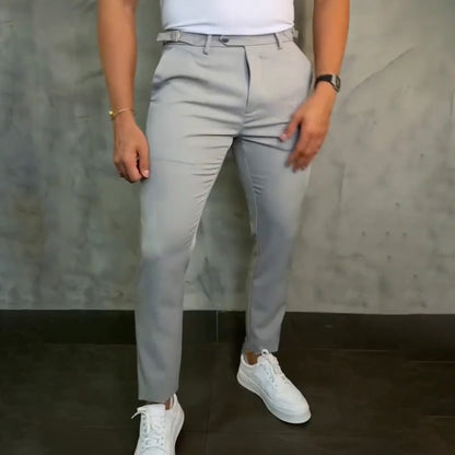✨Oferta por tempo limitado - 50% de desconto✨Calça masculina slim fit com elastano
